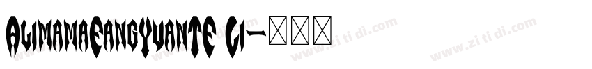 AlimamaFangYuanTF Li字体转换